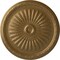 Ekena Millwork Juniper Ceiling Medallion (Fits Canopies up to 7"), Hand-Painted Pale Gold, 36"OD x 1 1/2"P CM36JUPAS - alternate 1